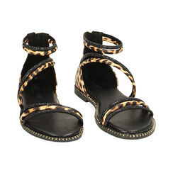 Sandalias bajas negras con piedras, Primadonna, 234965520ETNERO036, 002 preview