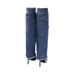 Stivali denim jeans, tacco 10,5 cm, Primadonna, 212127308TSJEAN035, 003 preview