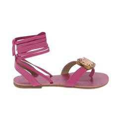 Sandali flat fucsia con gemma, Primadonna, 19A908192PEFUCS036, 001 preview