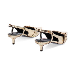 Zapatos slingback dorados elegantes, Primadonna, 244945802LMOROG035, 003 preview