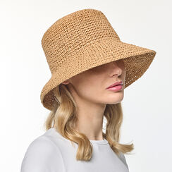 Chapeau marron en paille, Primadonna, 23J912740PGMARRUNI, 002 preview