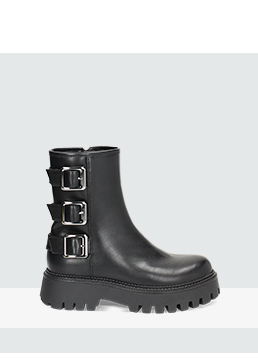 Botas biker negras