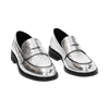 Mocassin argent chic