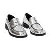 Mocassin argent chic