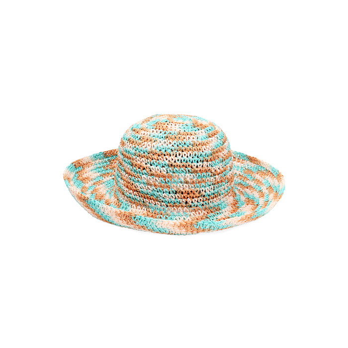 Sombrero multicolor de paja