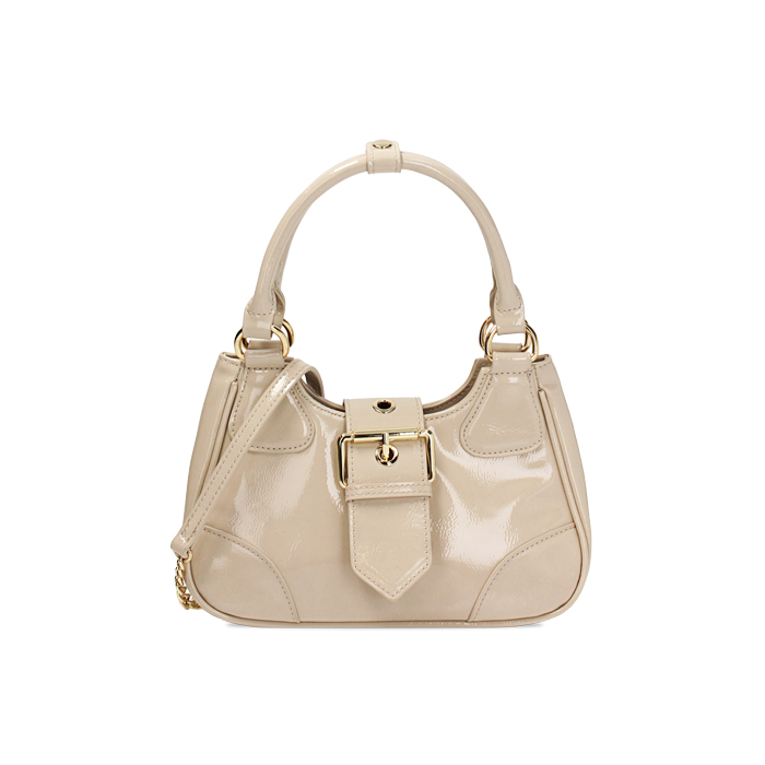 Mini bag beige en naplack