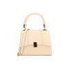 Mini bag donna beige a trapezio