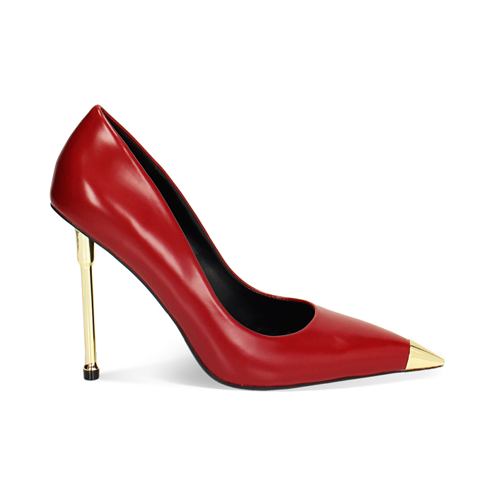 Escarpins rouges en cuir Primadonna Collection