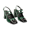 Zapatos de salón slingback verdes