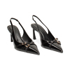 Tacones slingback negros