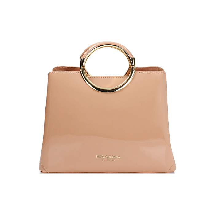 Sac à main femme nude en vernis