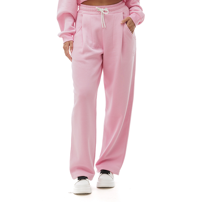 ABBIGLIAMENTO PANTALONE TESSUTO ROSA