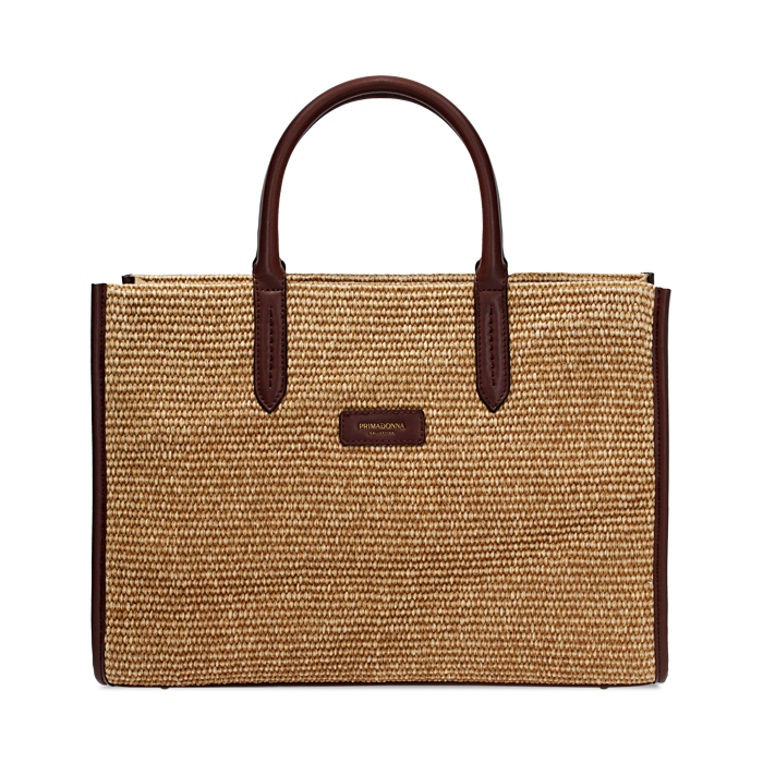 Sac à main femme beige en raphia