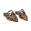 Zuecos de mujer leopardo