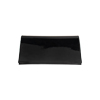 Pochette donna nera in vernice