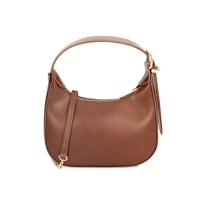 Mini sac cognac