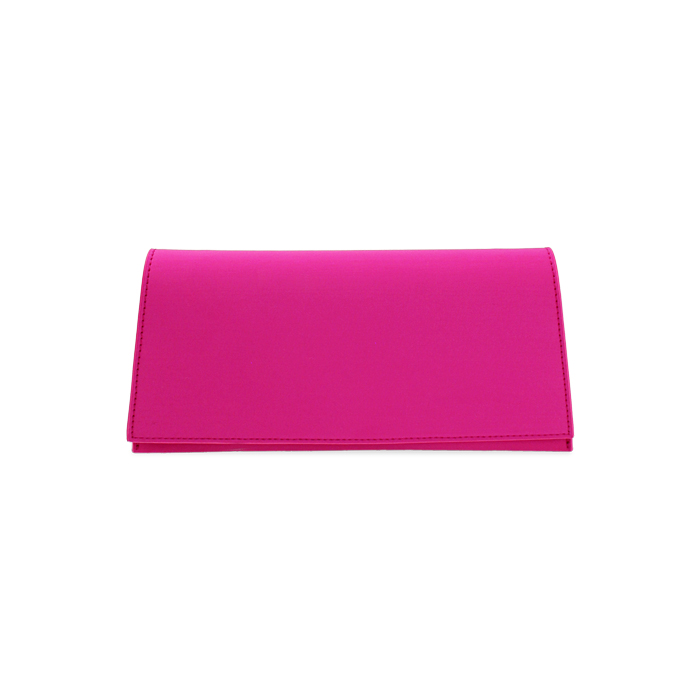 Pochette femme fuchsia en tissu