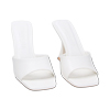 Mules Open Toe blancas