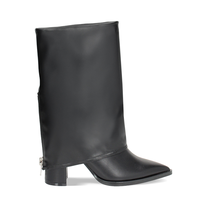 WOMEN SHOES DEMI-BOOT SYNTHETIC NERO