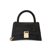 Mini bag noire en microfibre