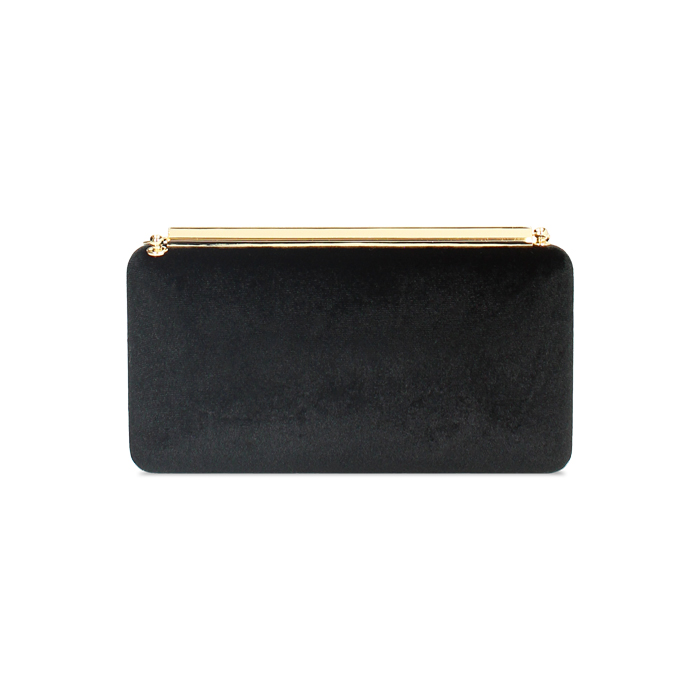 BAG CLUTCH BAG VELVET NERO