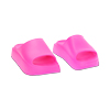 Sandales de plage fuchsia en PVC