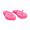 Sandales de plage fuchsia en PVC