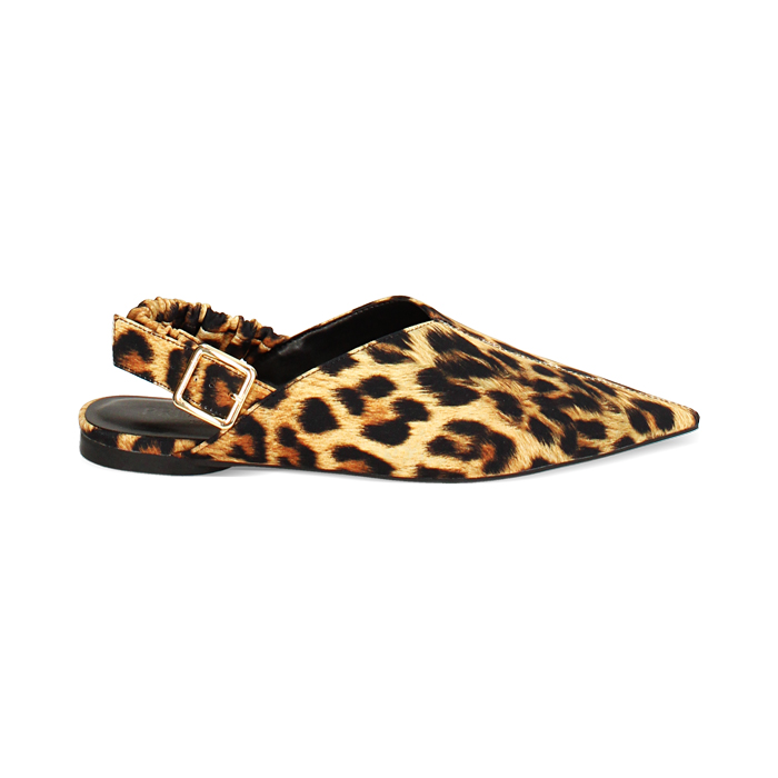 Ballerine sabot leopardate