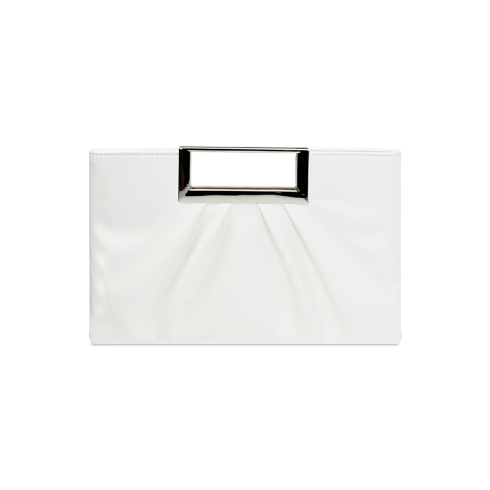 Cartera femenina blanca