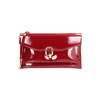 Pochette bordeaux en naplack