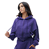 Sweat-shirt violet en tissu