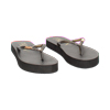 Sandalias de playa negras en PVC