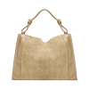 Borsa a spalla donna taupe