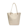 Bolso de hombro color crema