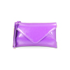 Bolso de hombro violeta de naplack