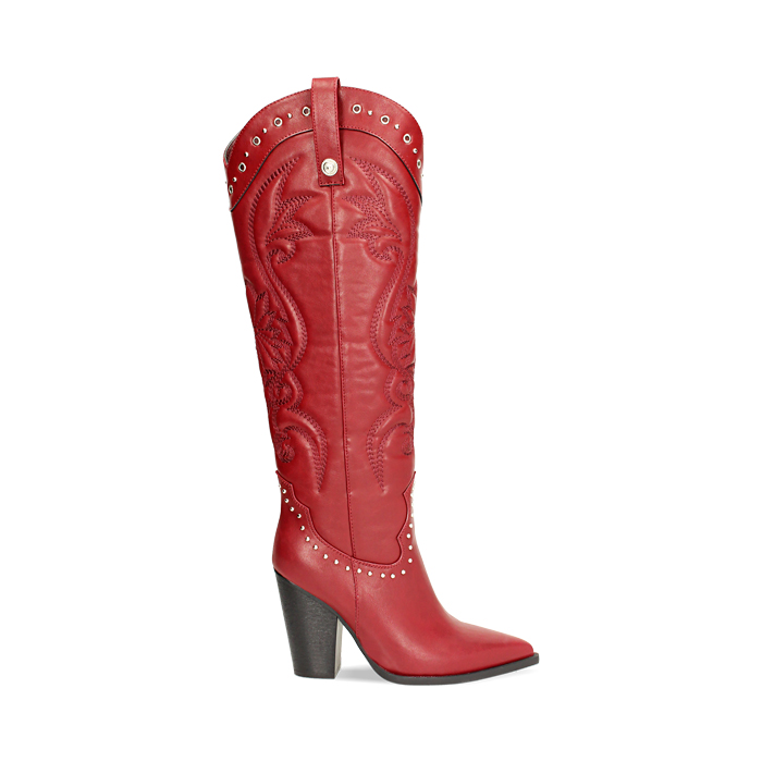 Botas de mujer rojas