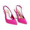 Décolleté slingback donna fucsia, tacco 9,5 cm