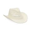 Sombrero blanco de paja