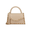 Minibag beige con borchie