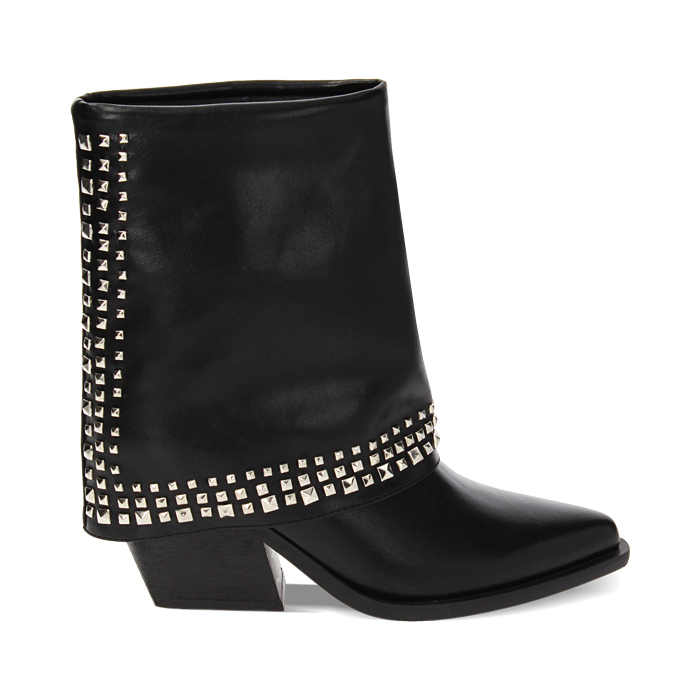 Bottines femme noires a clous Primadonna Collection