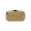 Clutch oval de oro