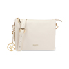 Pochette mujer color crema