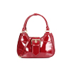 Mini bag bordeaux in naplack con fibbia