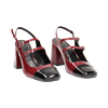 Décolleté slingback bordeaux